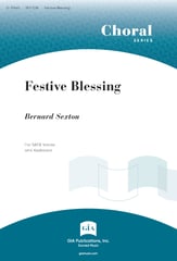 Festive Blessing SATB choral sheet music cover